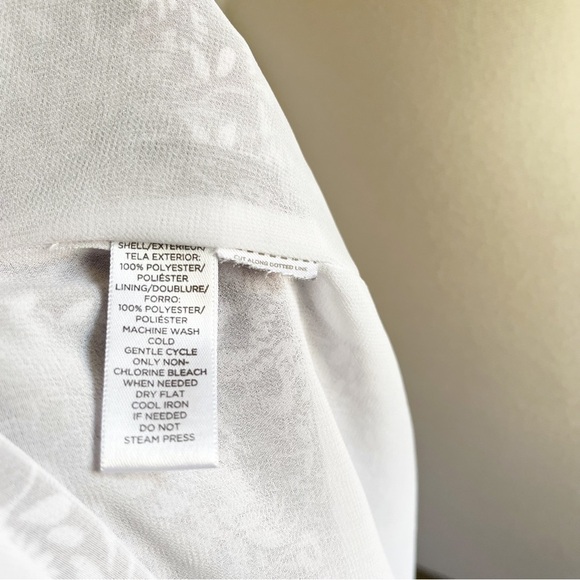 Ann Taylor Loft Mauve Floral Off The Shoulder Blouse 3/4 Sleeve Size S - Picture 5 of 8